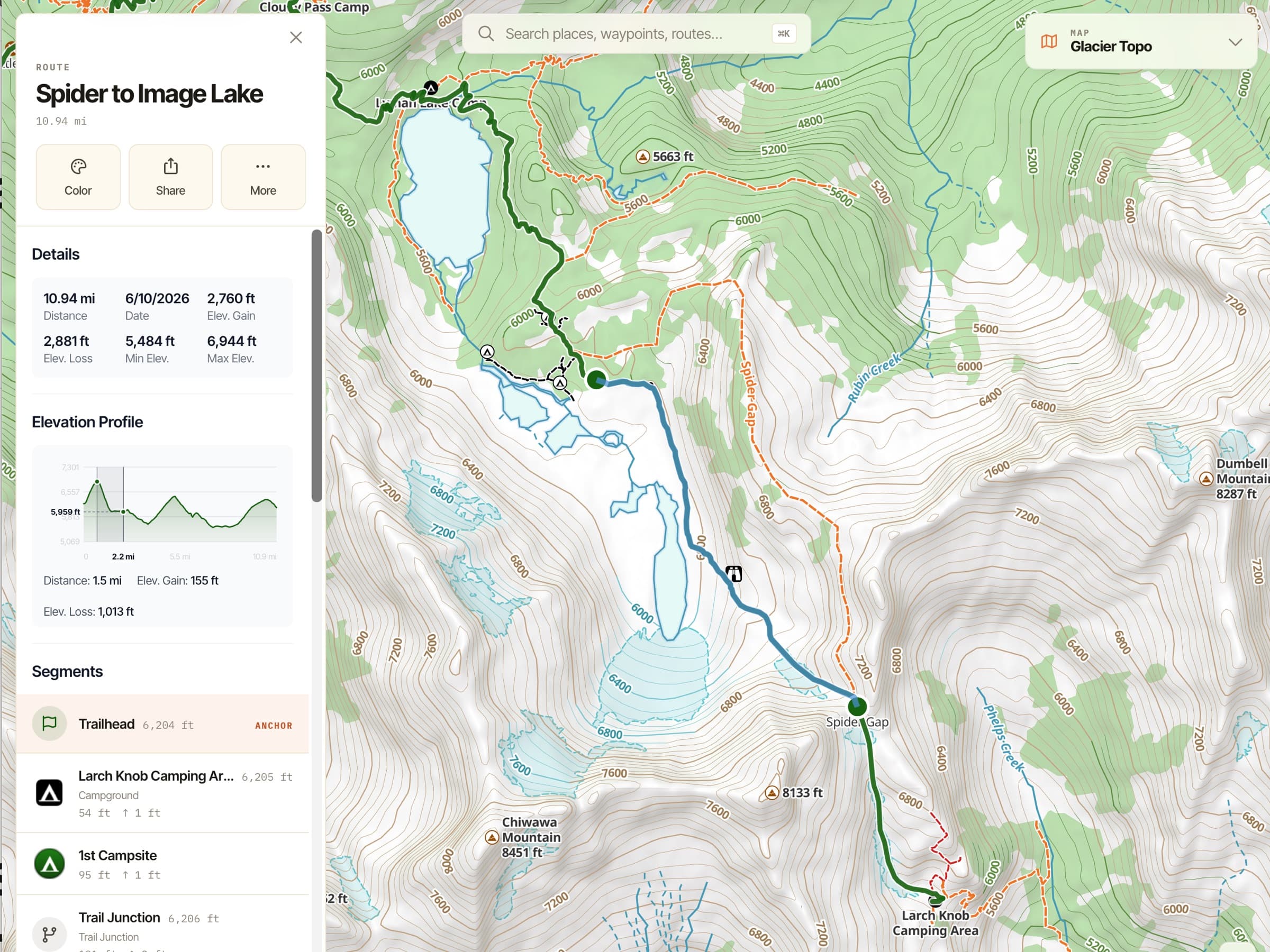 PLAN: a route on the Mac