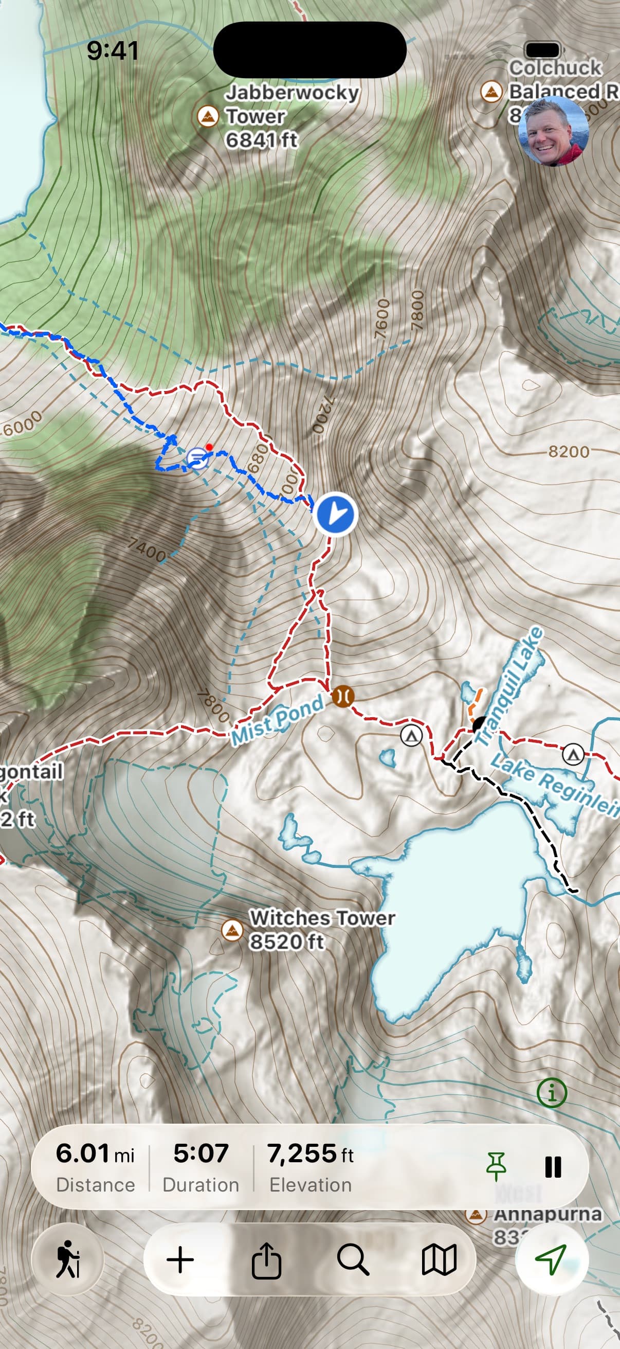 iPhone: map