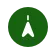 The location button with the arrow pointing up