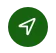 The location button with a hollow arrow