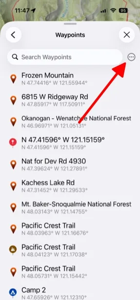 Select & Edit in the list's menu