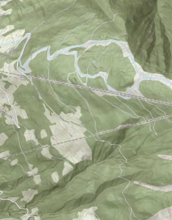 A sample of the AccuTerra Topo map