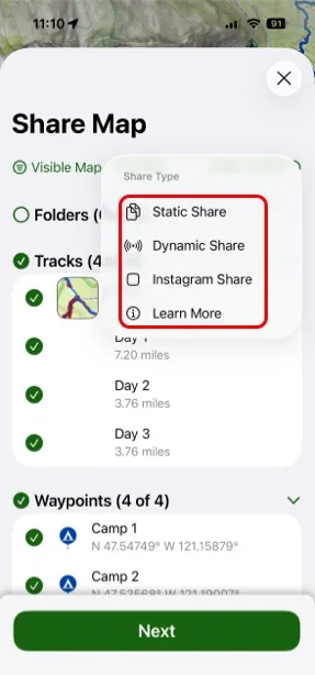 Static and Dynamic share types